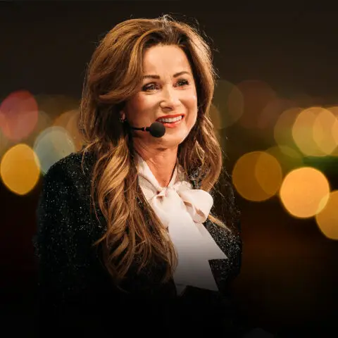Christina Edefors, host and speaker at the Arise & Shine conference in Uppsala